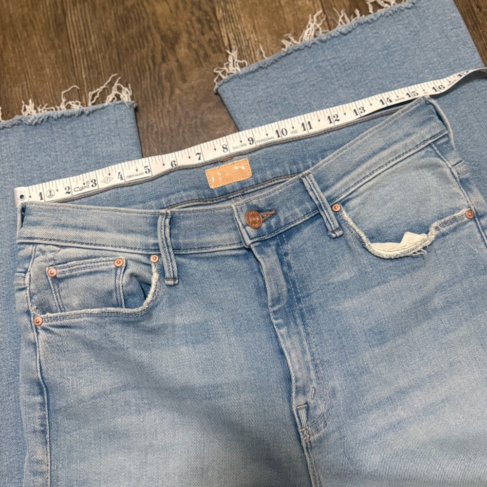 MOTHER denim the weekend fray sz 31 - Picture 9 of 12